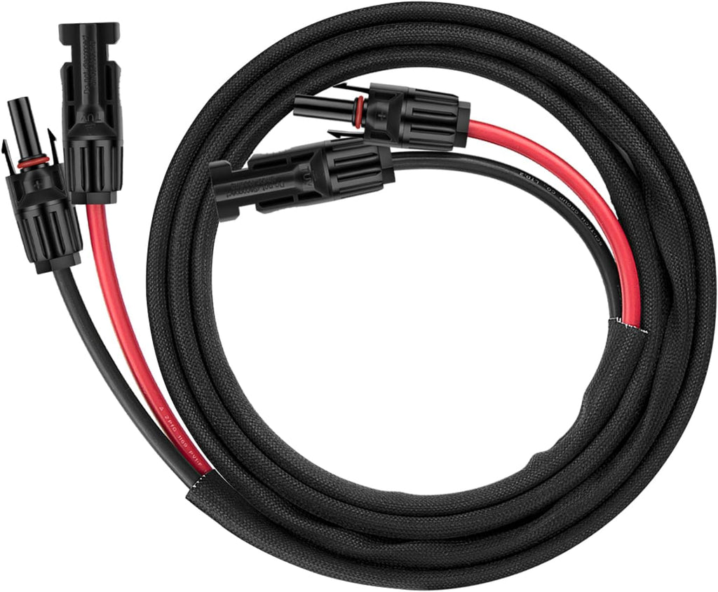 30Ft 10AWG Solar Panel Extension Cable with Female and Male Connector I118