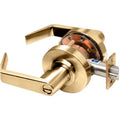 Polished Brass Privacy Lever Lockset J904564
