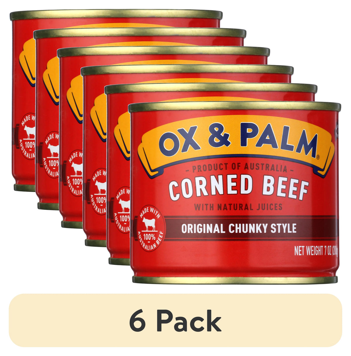 (6 pack) Corned Beef Chunky Style, 7 oz Can O24439