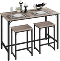 3 Piece Bar Table Set with 2 Bar Stools I417