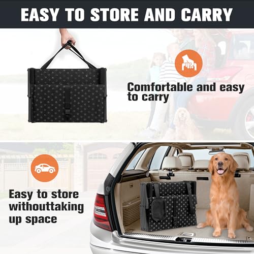 Foldable Dog Stairs with Non Slip Surface, 6 Steps U982