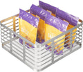 Metal Wire Food Organizer Storage Bin Baskets, Black Pack of 2 N4300