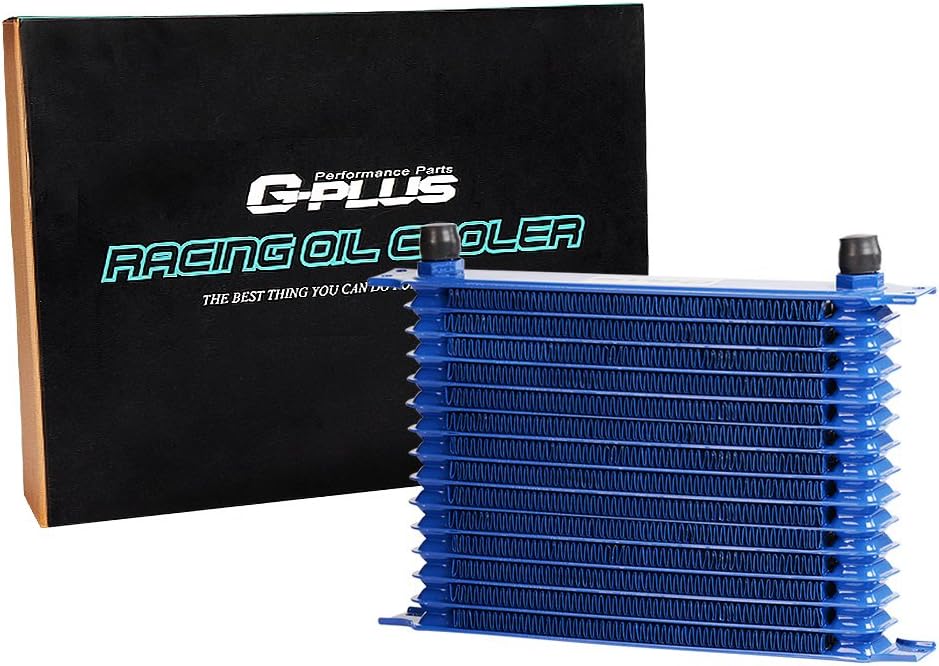15 Row An-10 Aluminum Oil Cooler Black Pack of 2 L215