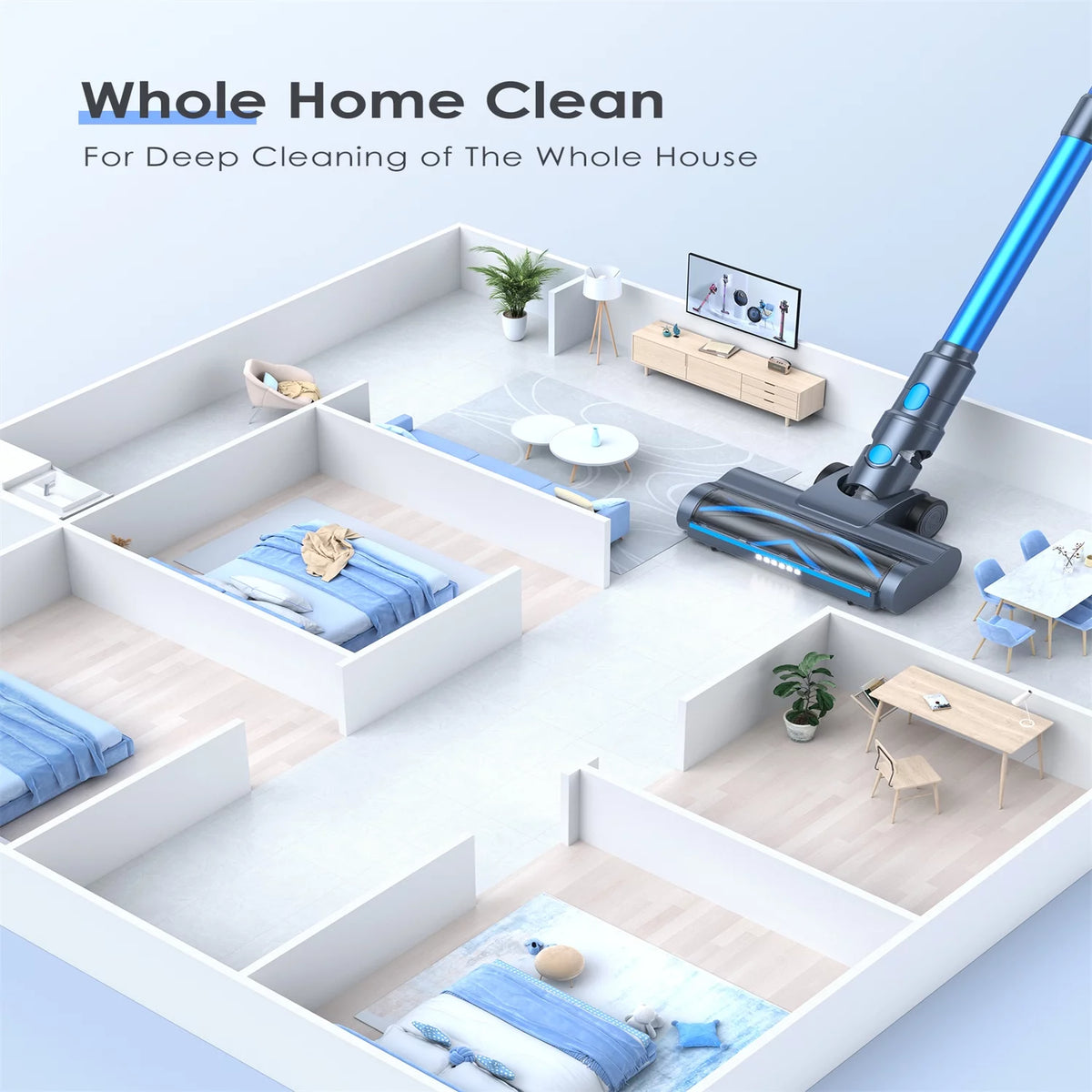 Cordless Stick Vacuum 23KPa D36406