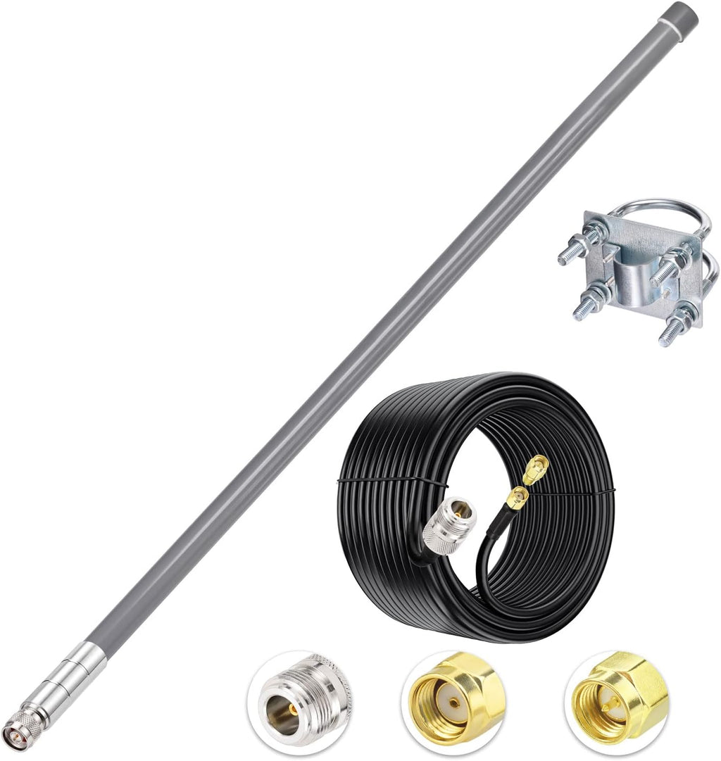 31.5inch 5.8 dBi 915MHz Antenna with 10ft Low Loss Cable U325908