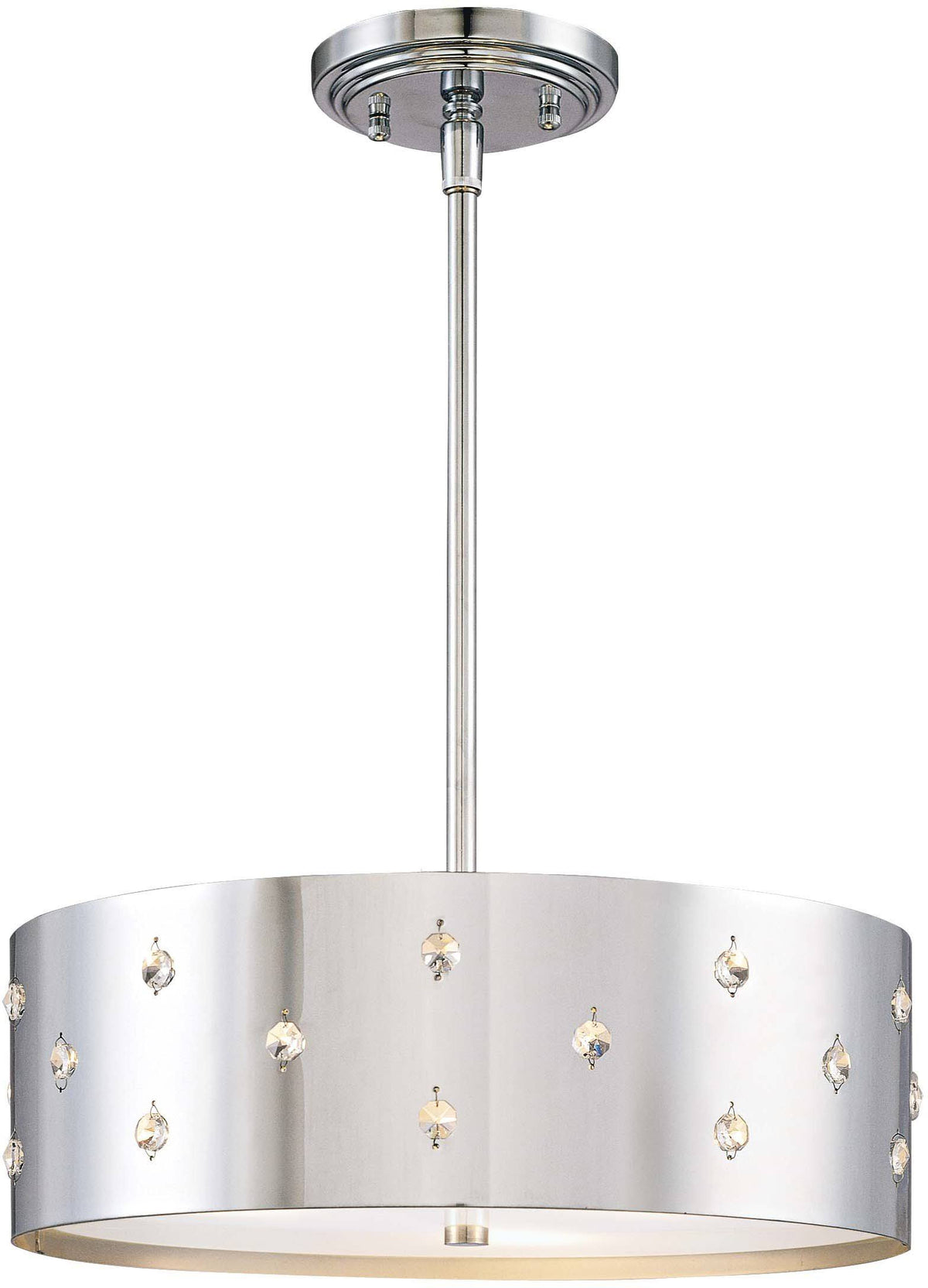 3 Light Chrome Pendant T6117