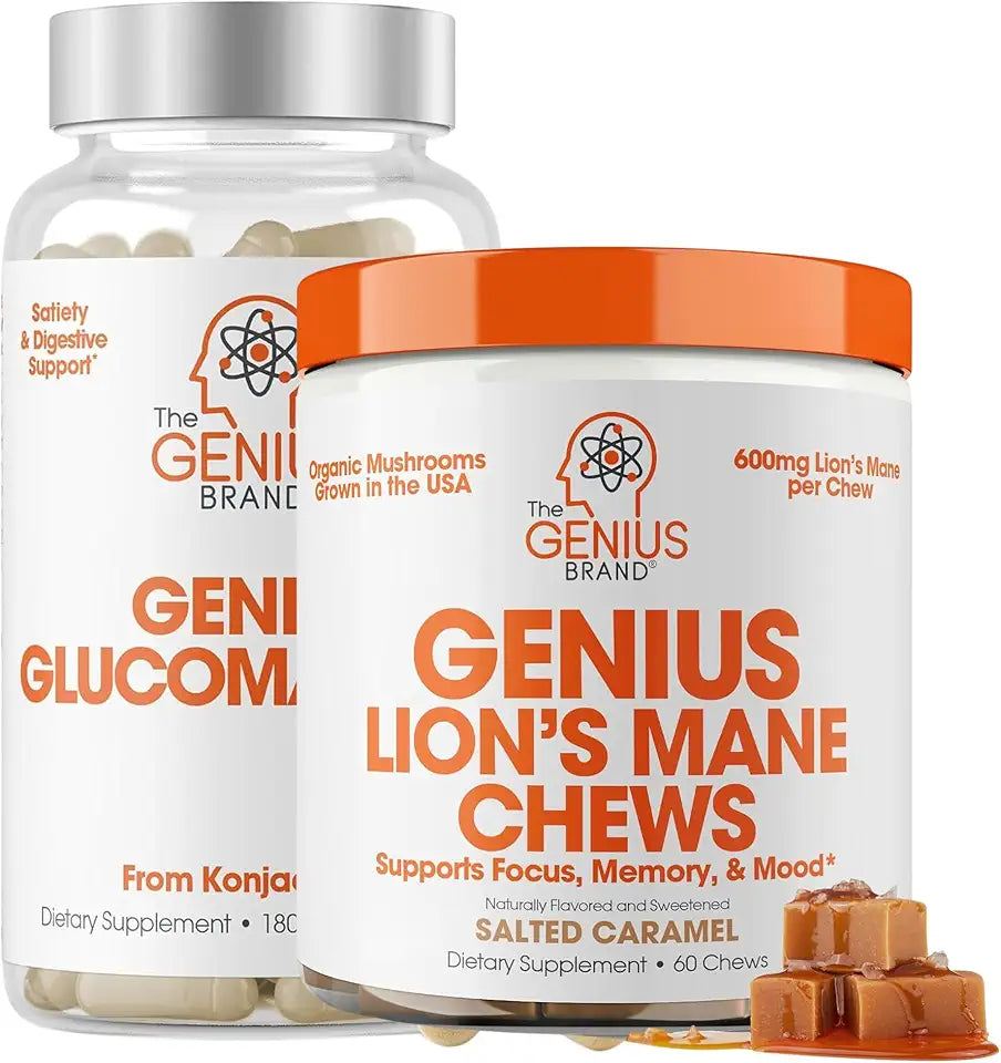 Lion’s Mane Soft Chews & Glucomannan Fiber Capsules R47204