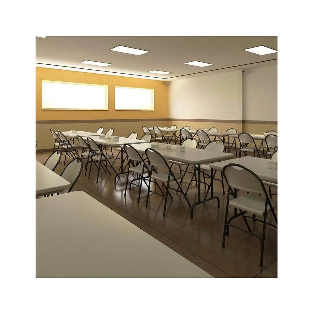 Adjustable Height Folding Table in Medium Oak O60386