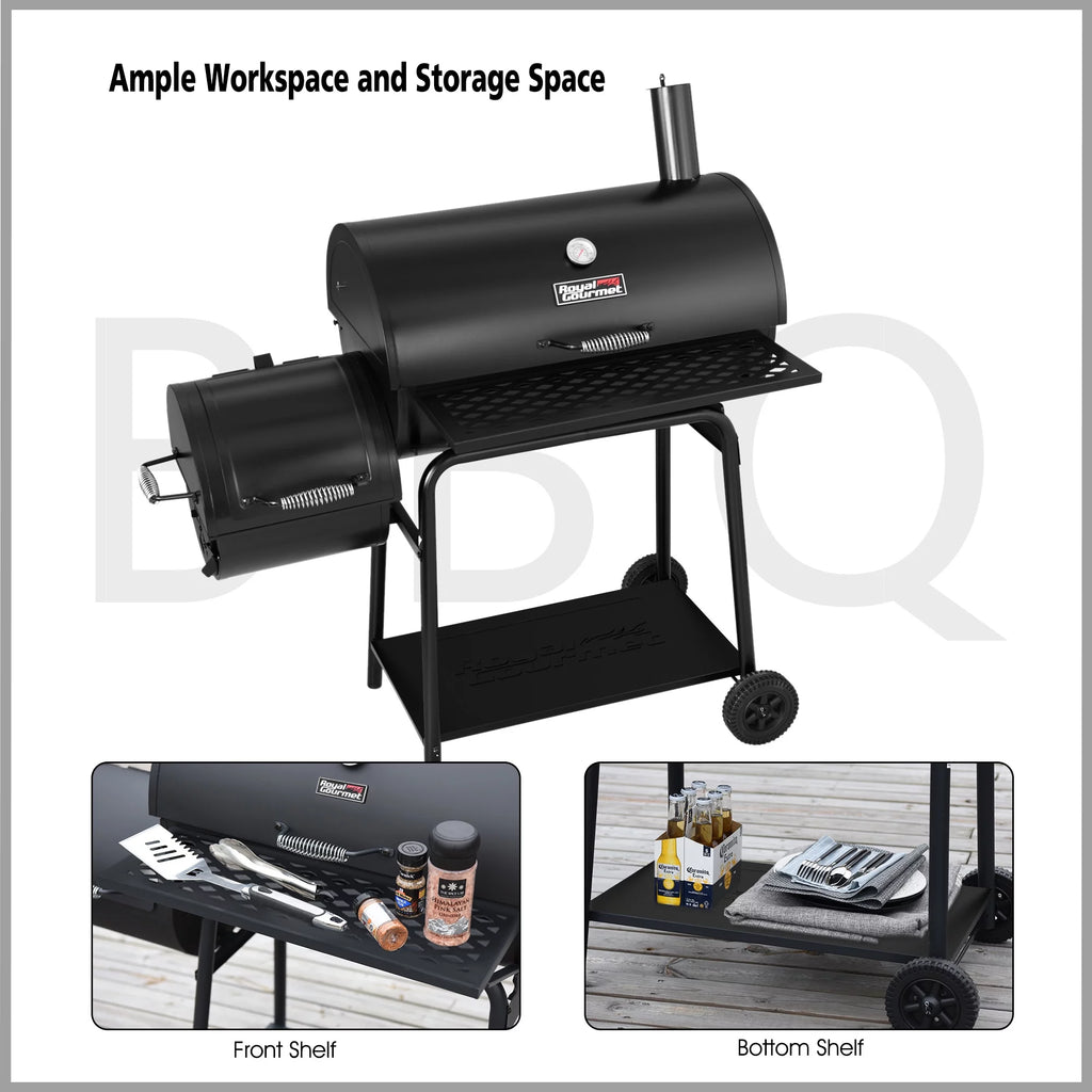 Charcoal Grill with Offset Smoker N671951