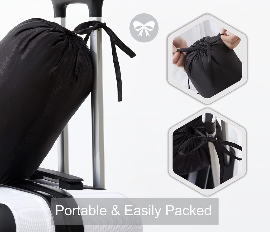 Black Cooling Satin Throw Blanket (90'' x 90'') B4640