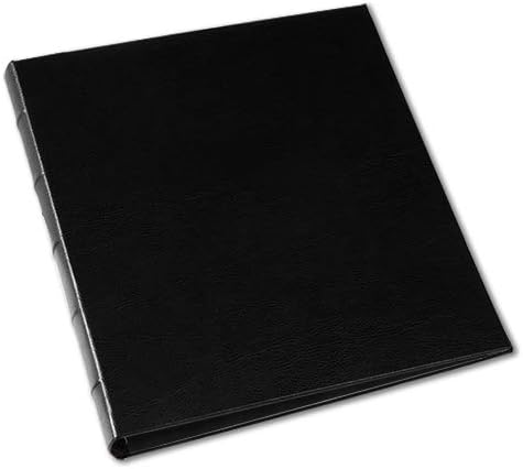 Red Leather Presentation Binder with Window and Hubbed Spine, Pack of 2 N68427