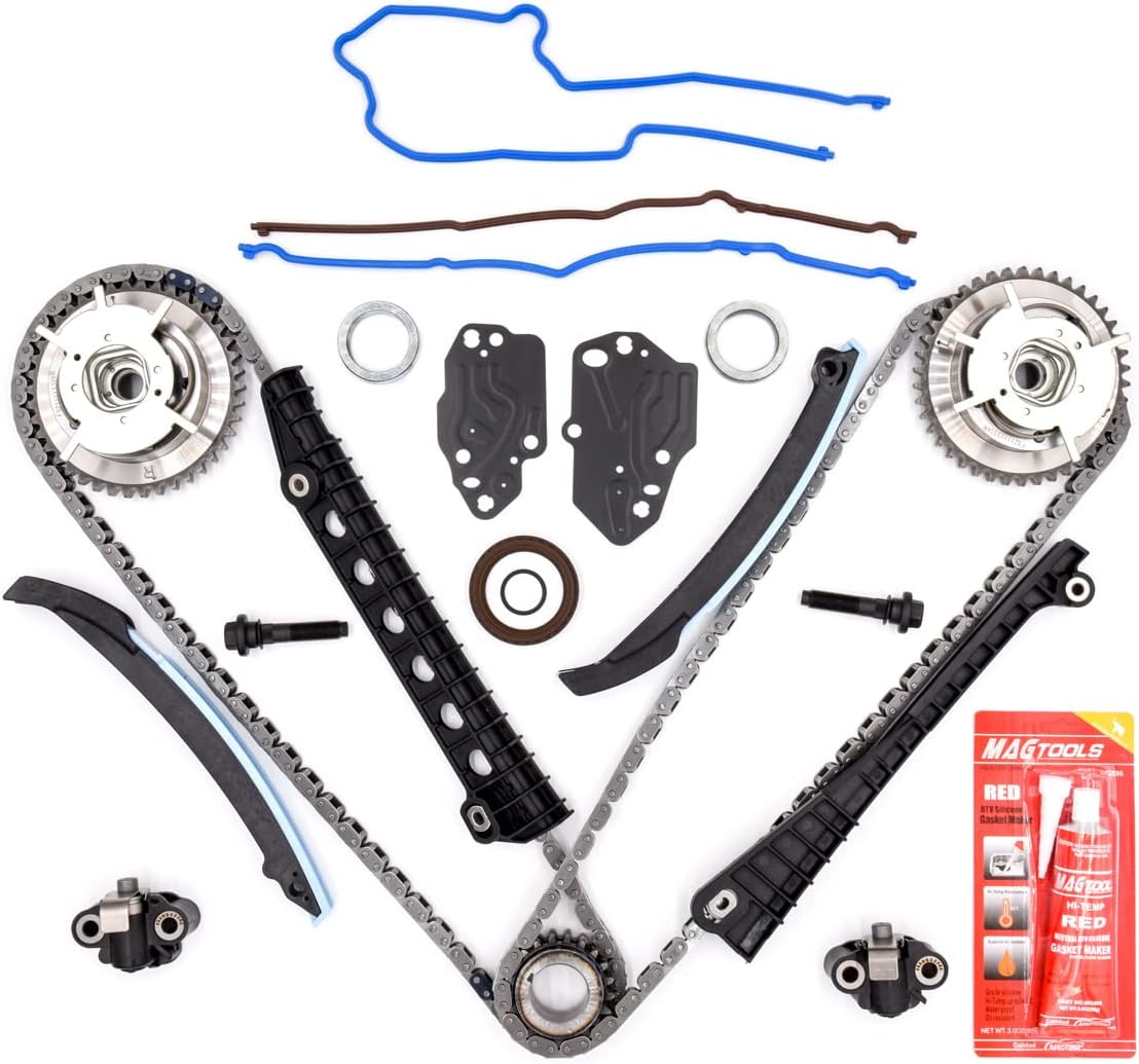 Timing Chain Kit 5.4L Triton 3V Engine Camshaft Timing Cam Phaser Pack of 2 R3315