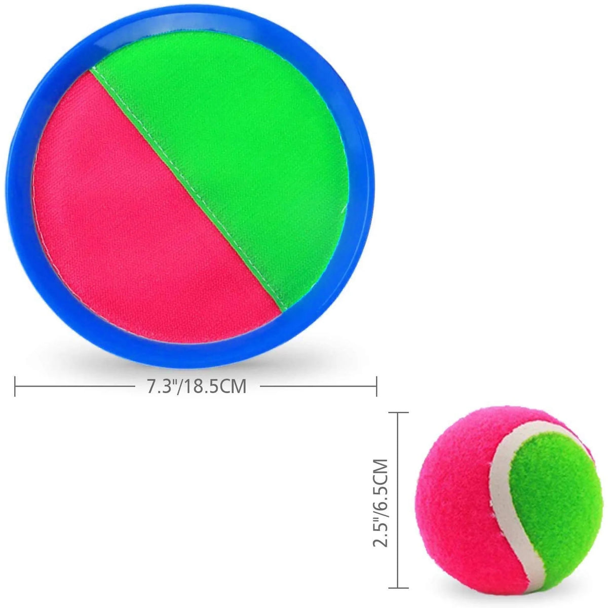 Blue Self-Stick Paddle Ball Catch Set B6778