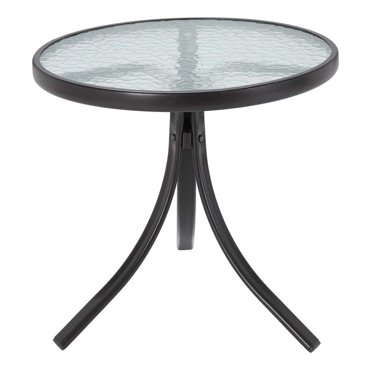Round Glass Side Table I498