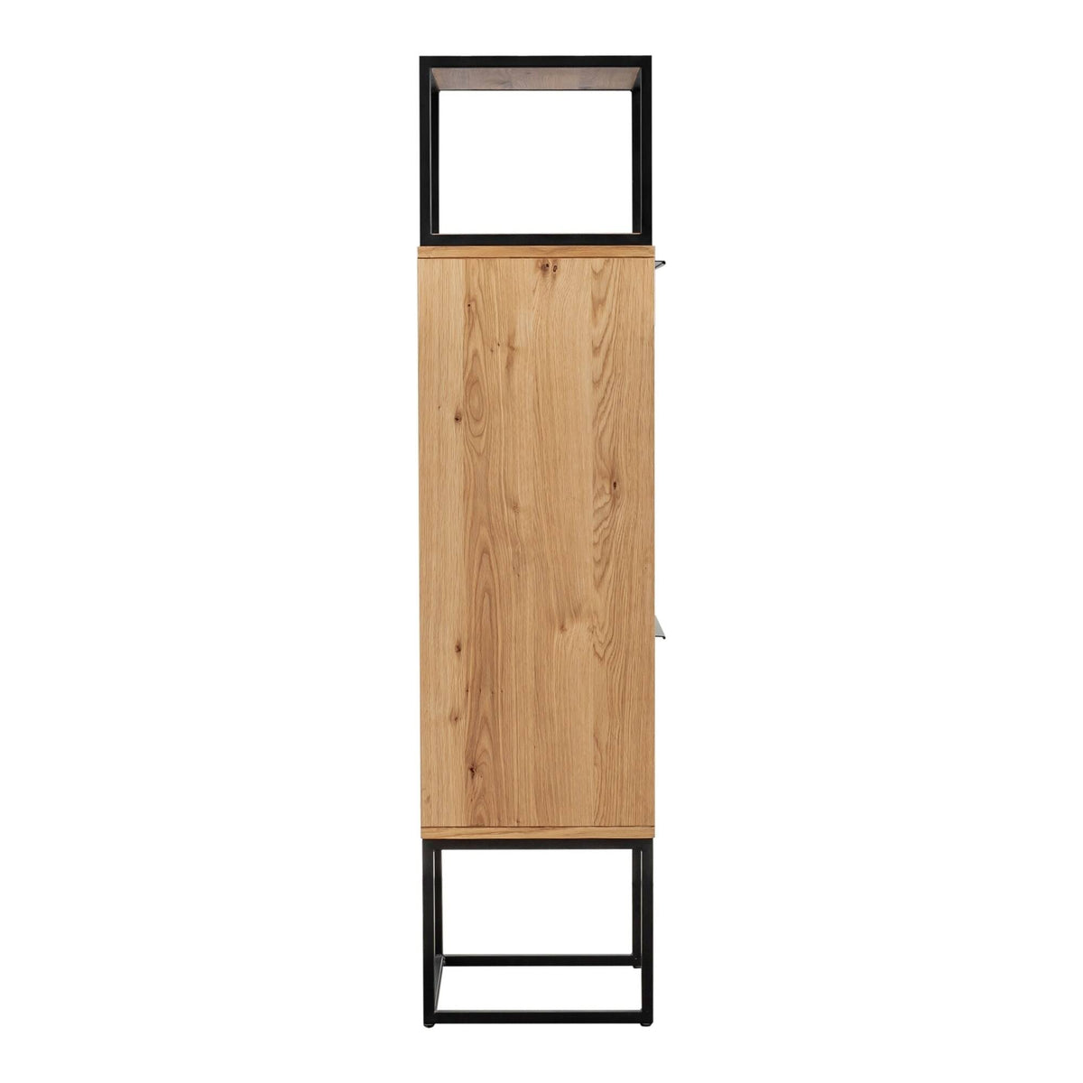 Brown Natural Oak Tall Bar Cabinet Z45278
