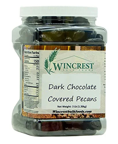 3 Lb Dark Chocolate Covered Pecans B147178