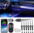 6 in 1 Car LED Strip Lights with Remote and APP Control X73099