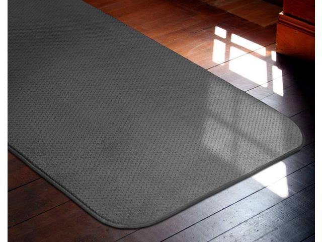 Skid-Resistant Carpet Runner Gray 24 ft. x 27 in. P26102