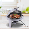 6L Round Chafing Dish with Glass Lid C249