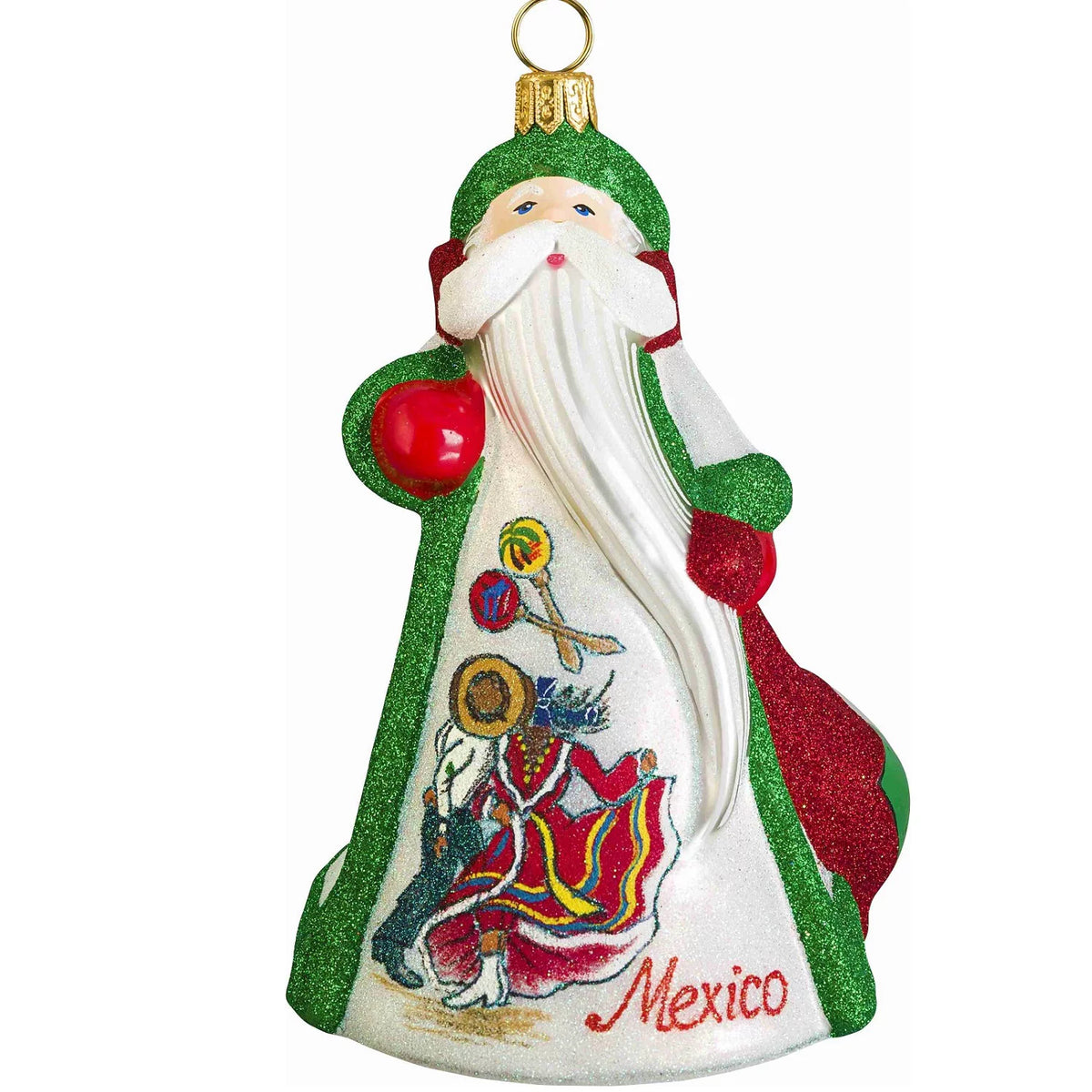 Glass Christmas Ornament V4652