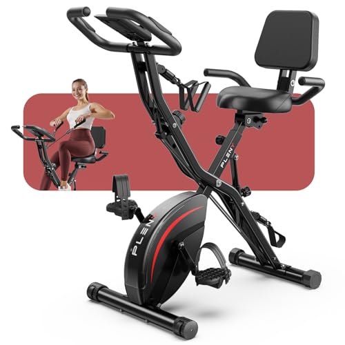 5 IN 1 Folding Exercise Bike with 6.6 LBS Flywheel Y4585