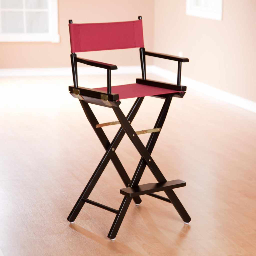 Director's Chair Black Frame Green Canvas F7213