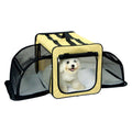 Khaki Small Folding Wire Pet Crate K13300