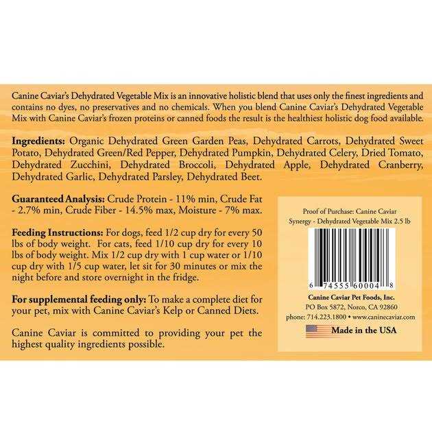 Dehydrated Vegetable Mix Food Supplement Q29802