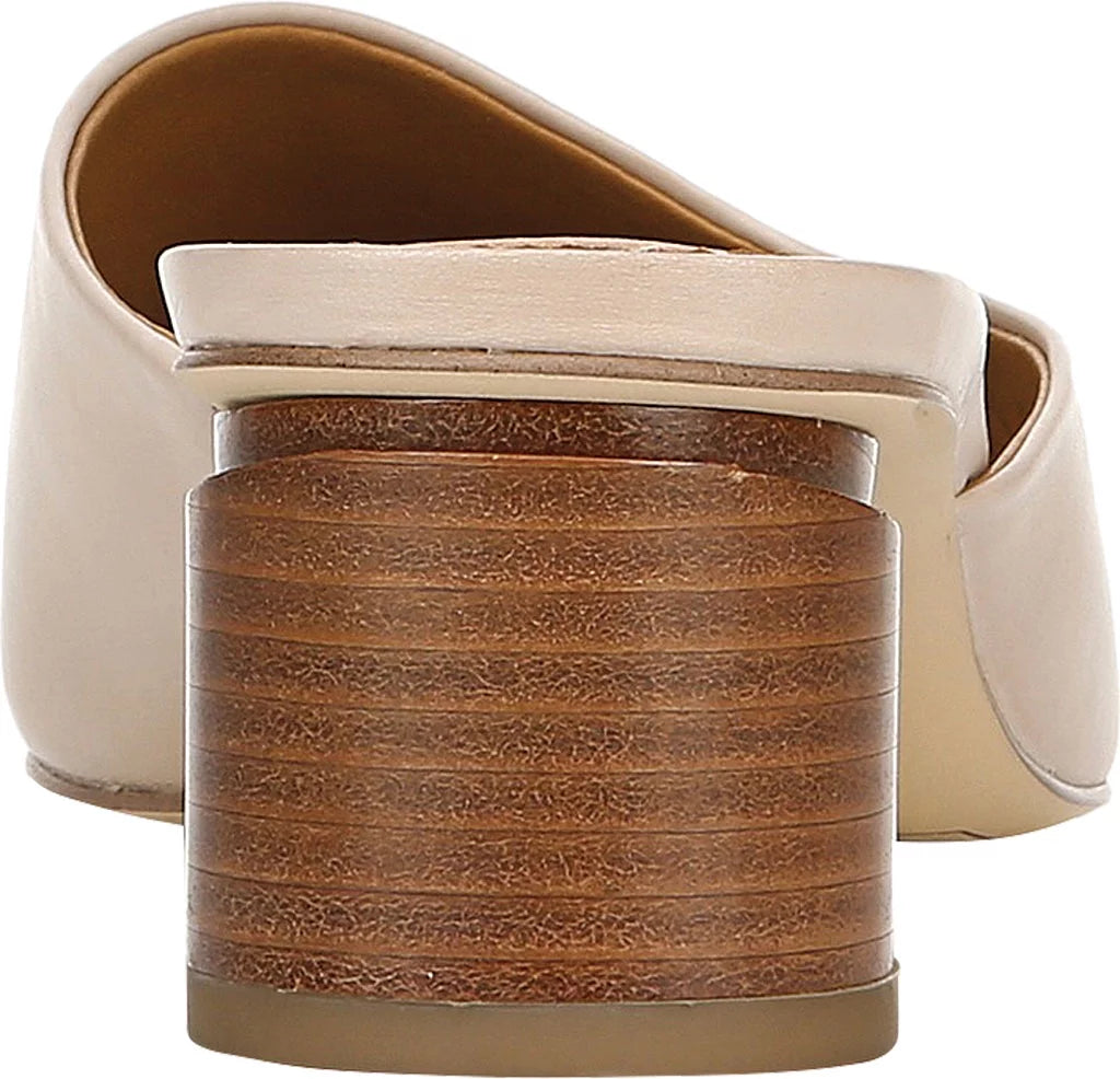 Leather Slip On Mules V8544