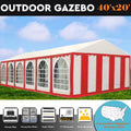Red/White PE Wedding Canopy Tent C123558