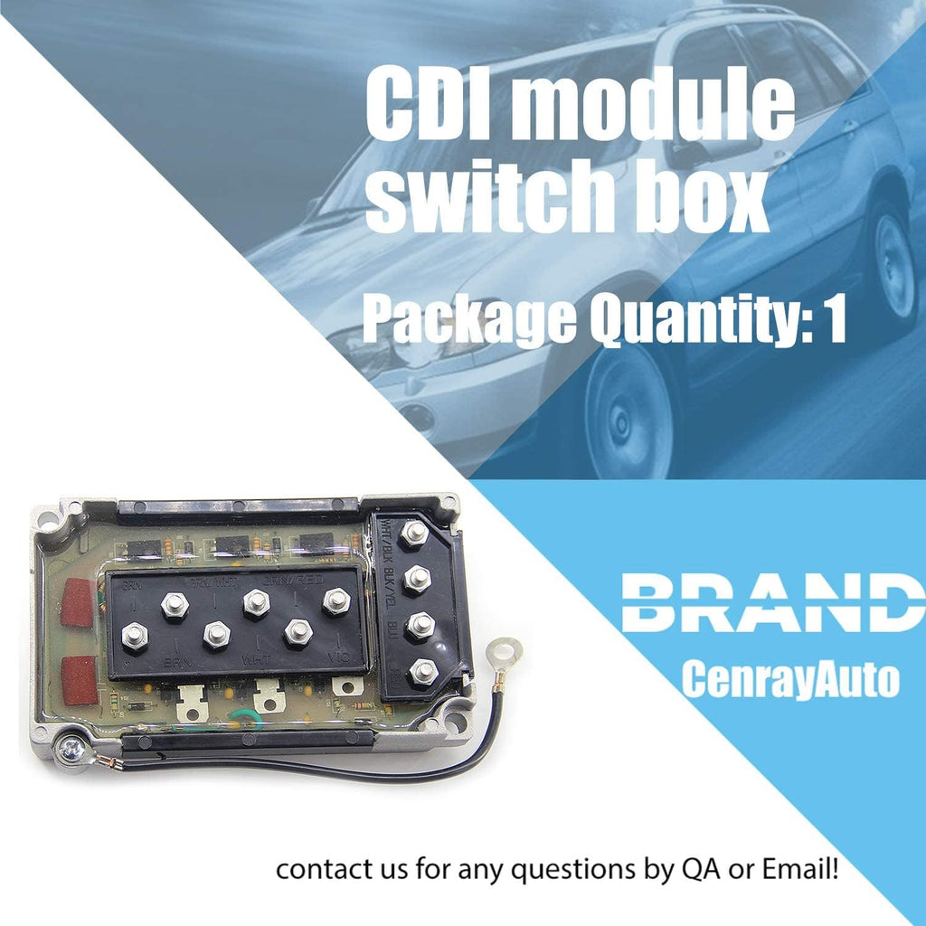 2pcs CDI Module Switch Box Replacement for Mercury Outboard Motor Power Pack N255