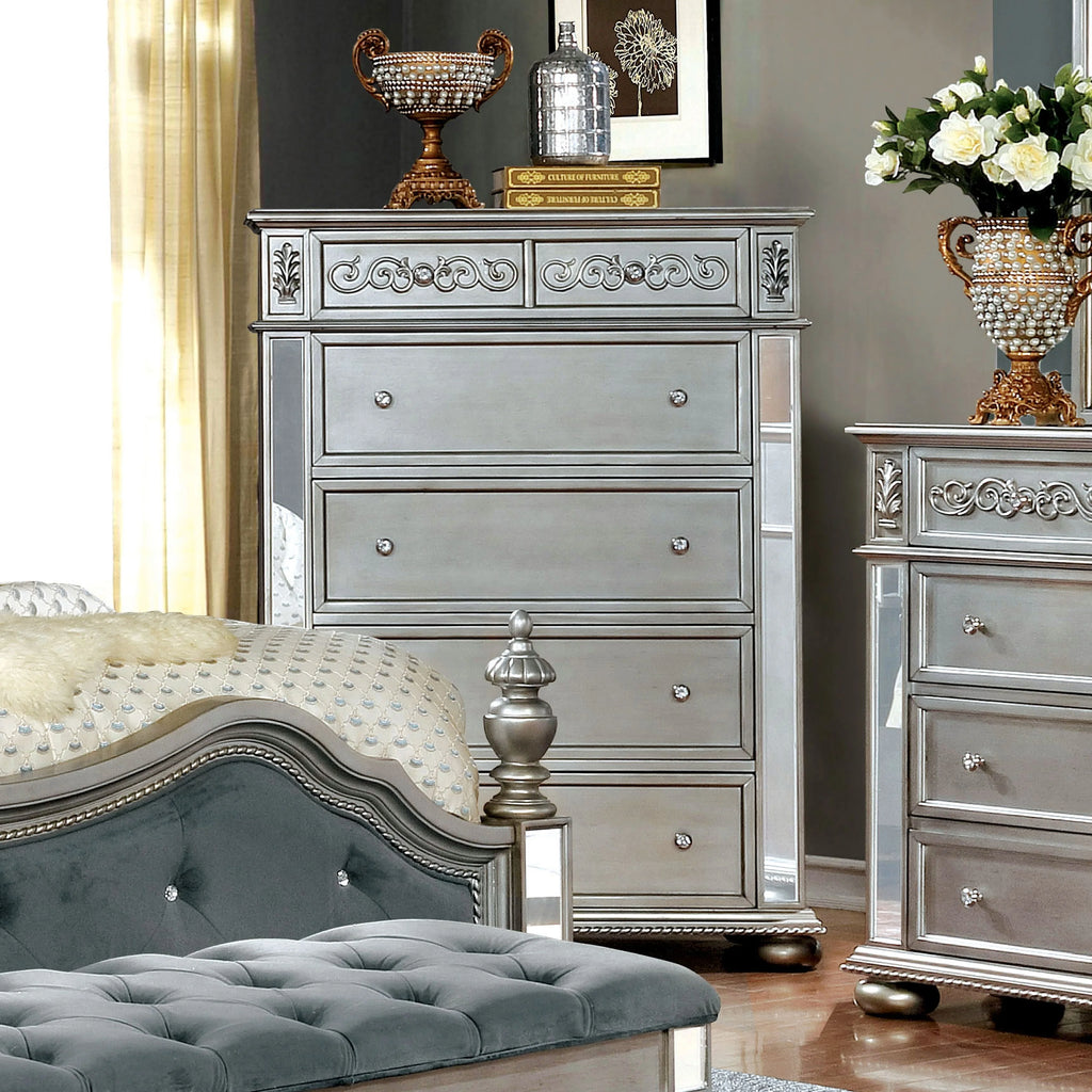 Solid Wood 5-Drawer Chest S106454
