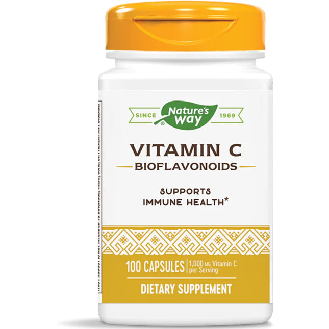 Vitamin C 500 with Bioflavonoids 100 Capsules I252