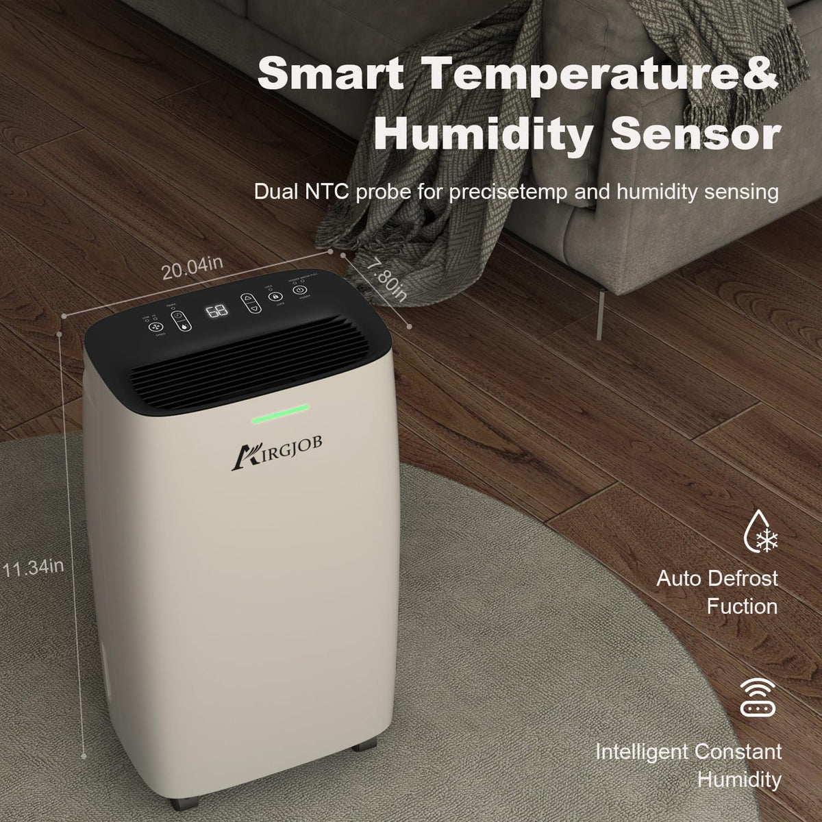 32-Pint Dehumidifier with Auto Continuous Drain G966737