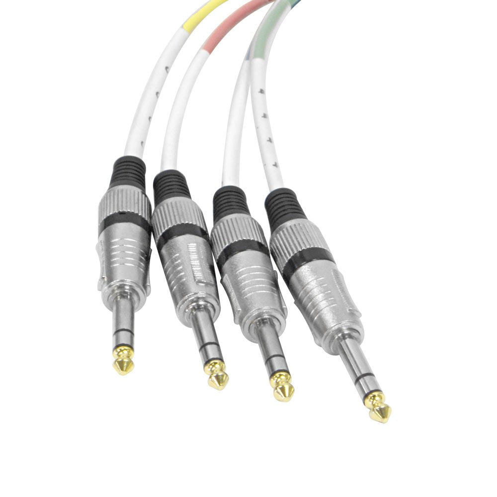 8 Channel 15' XLR Female to 1/4 TRS Snake Cable M11651
