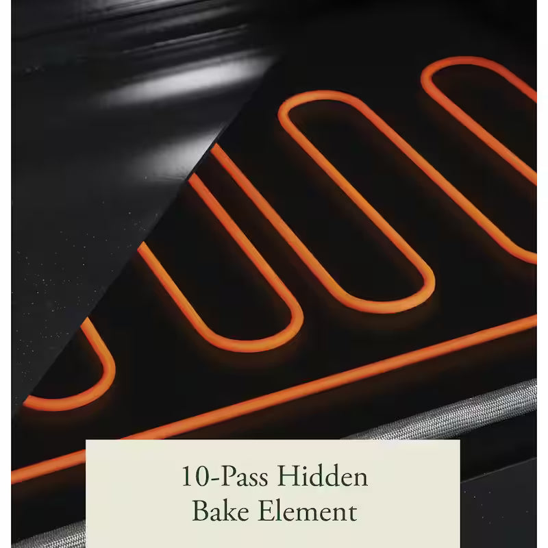 30 in. Smart Single Electric French-Door Wall Oven with Convection Self-Cleaning in Matte Black J3403