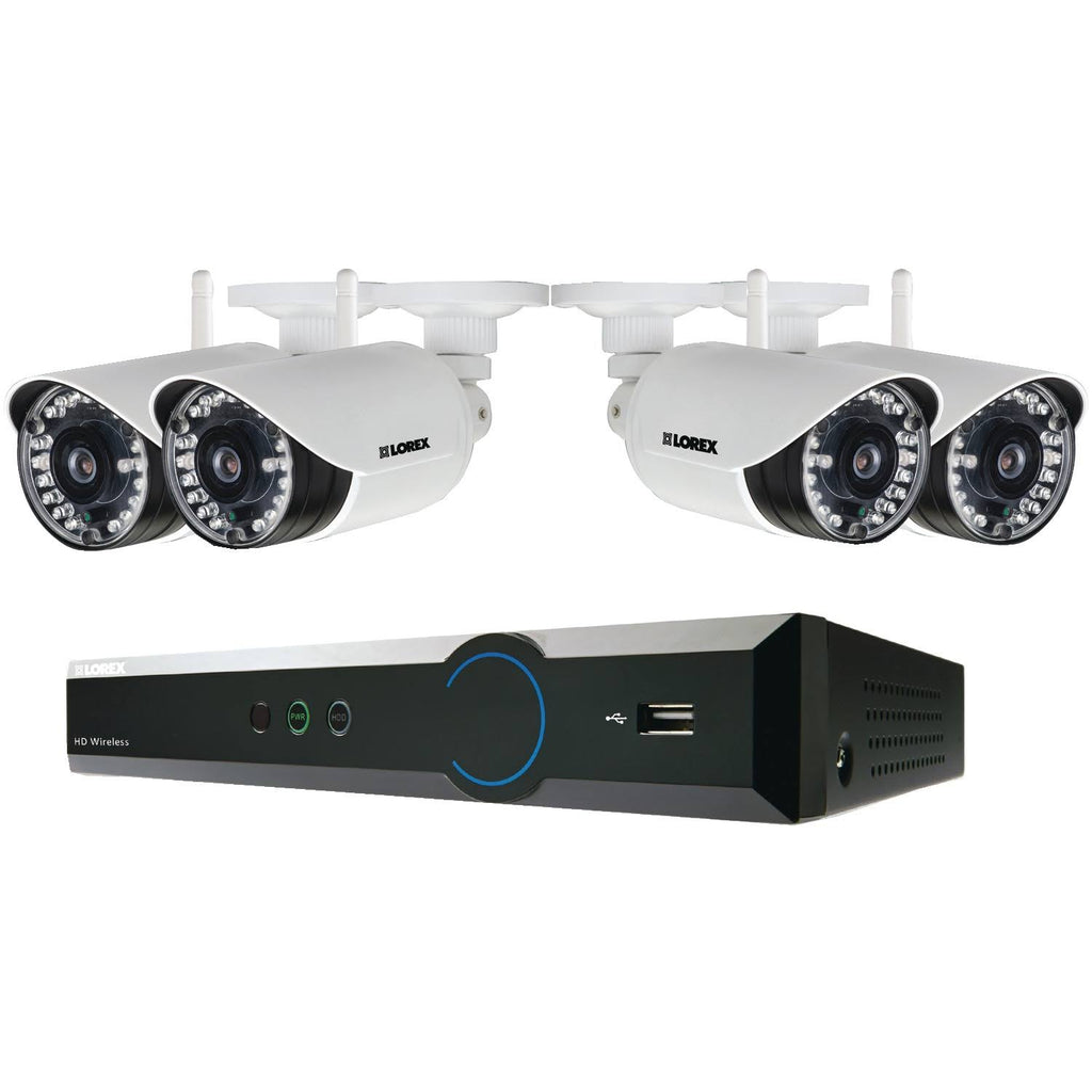 Wireless 720p HD Video Security System with 4 Wireless Cameras T937482