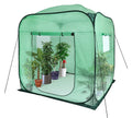 Pop-Up Plant Greenhouse with Roll-up Zipper Entry Doors and Windows P669