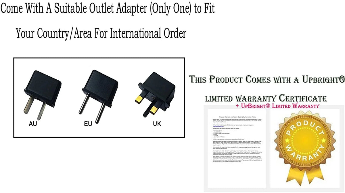 AC/DC Adapter Power Supply for Recumbent Bike U161