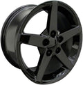 Black 17x9.5 Wheel B140