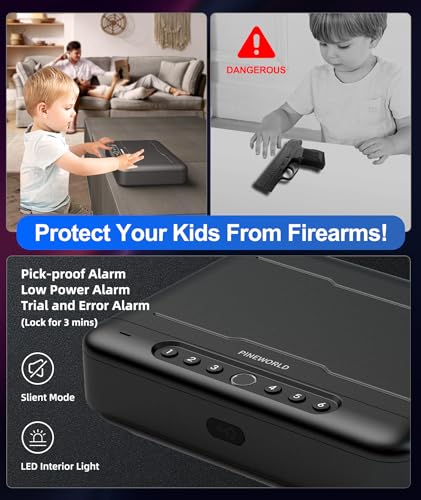 Biometric Gun Safe with Fingerprint or Keypad U558