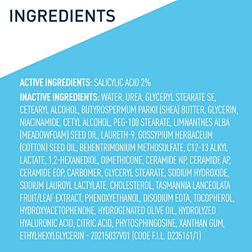 Moisturizing Cream with Salicylic Acid and Urea, 8 Oz R30252