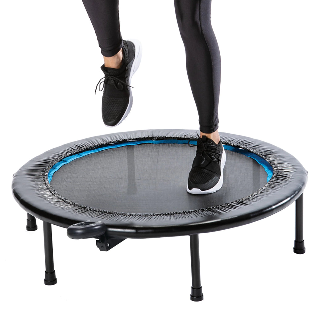 Black Trampoline with Monitor and Adjustable Incline X239