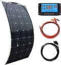 100W Flexible Solar Panel 12V System Kit with 10A Charge Controller B323