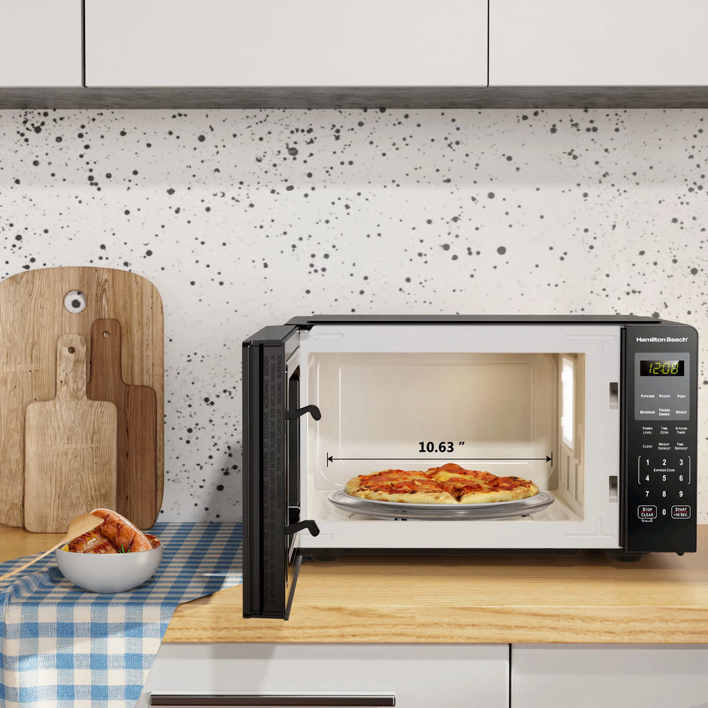 0.9 Cu ft Stainless Steel Countertop Microwave Oven E722