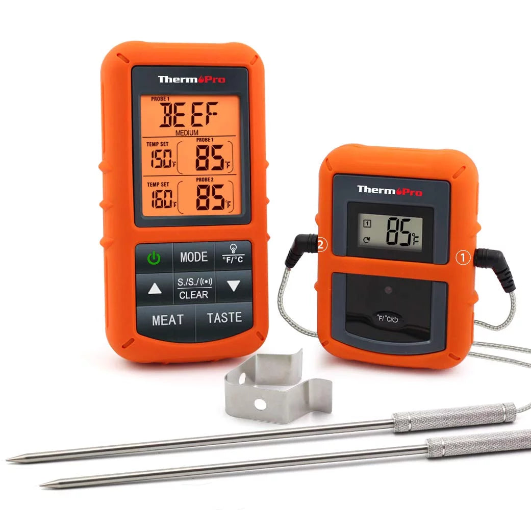 Wireless Remote Dual Probe Meat Thermometer H295