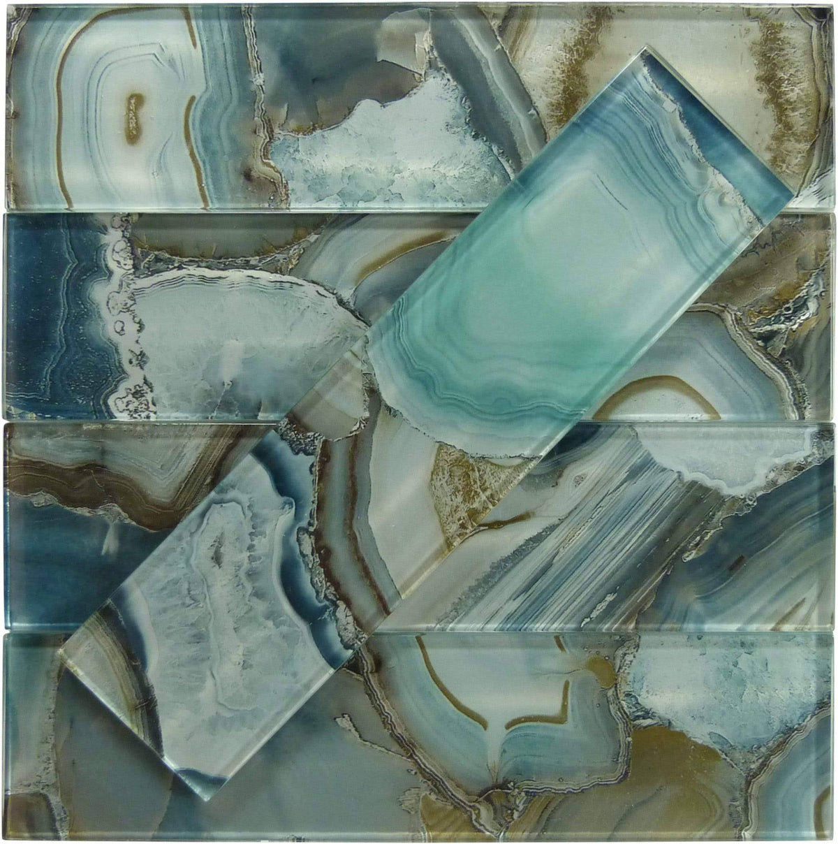 Glossy Glass Subway Tile T215907