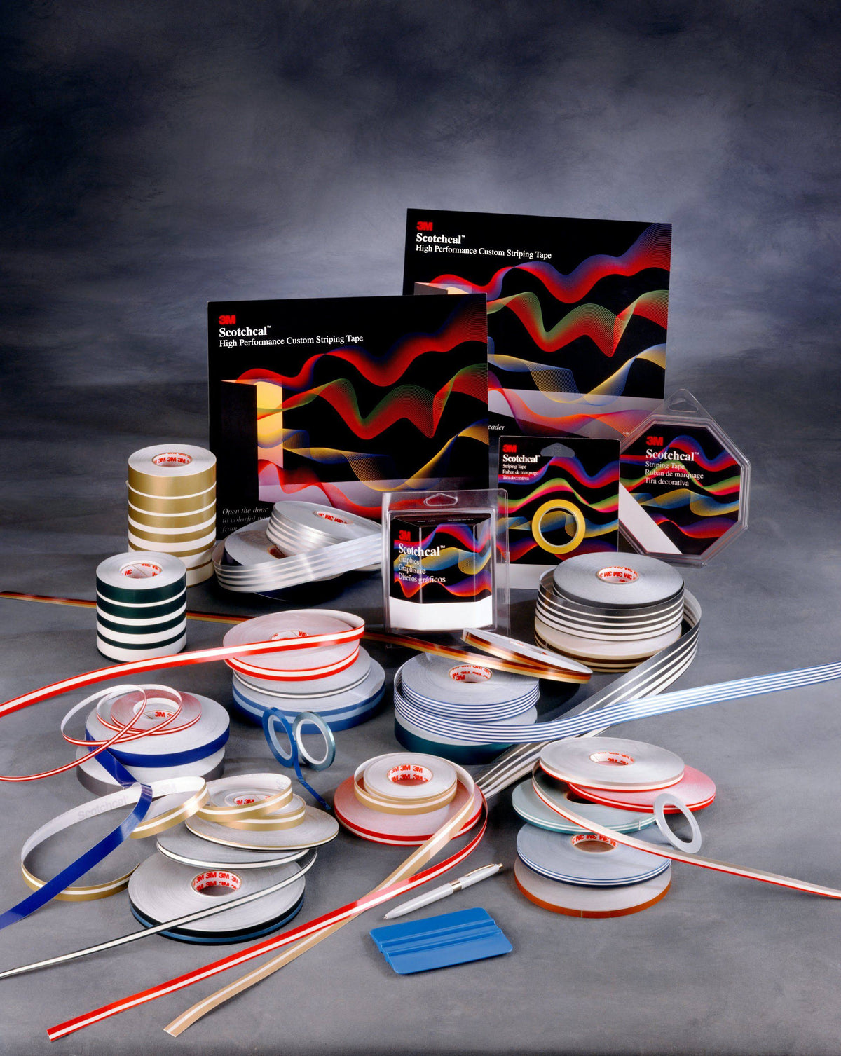 Light Charcoal Metallic Striping Tape, 2 in x 150 ft E237880