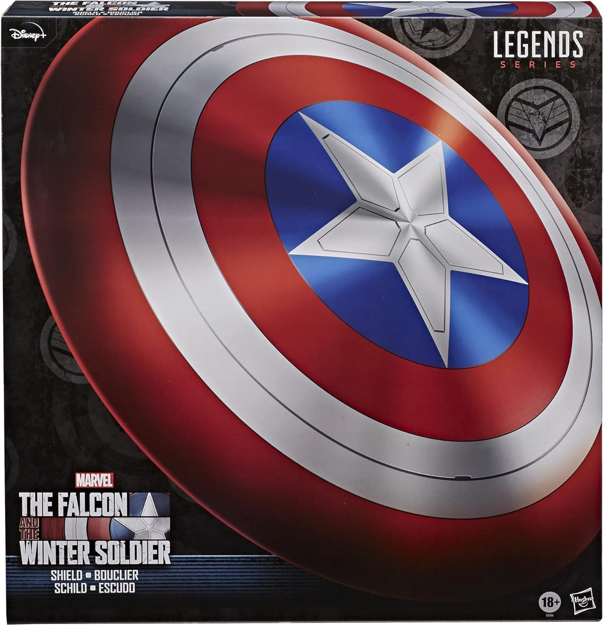 Marvel Legends Series Avengers Falcon And Winter Soldier Captain America Premium Role Play Shield Y929