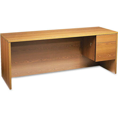 Mahogany 3/4-Height Right Pedestal Credenza Y6060